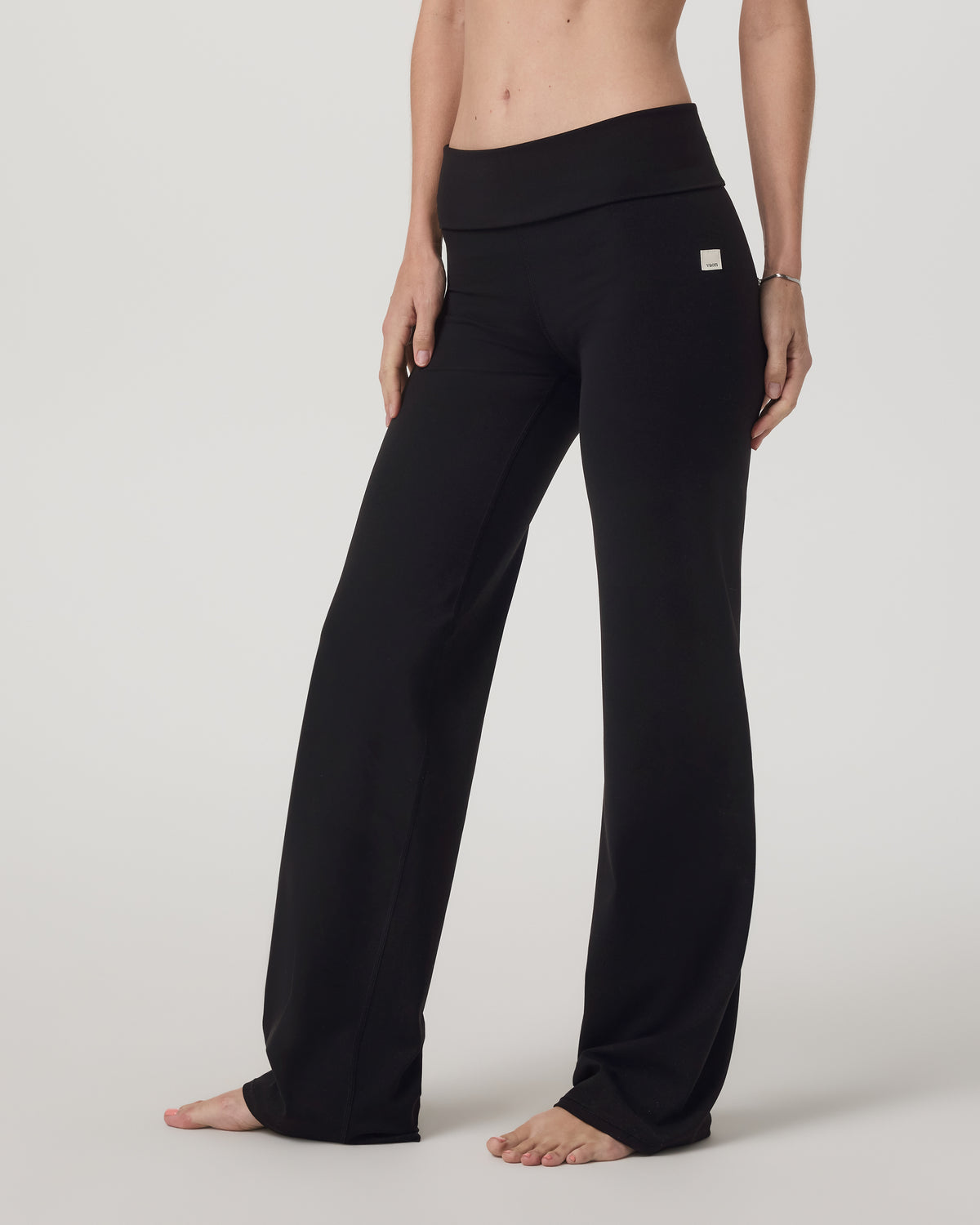 Vuori Vuori AllTheFeels™ Foldover Pant Women's Black Pants