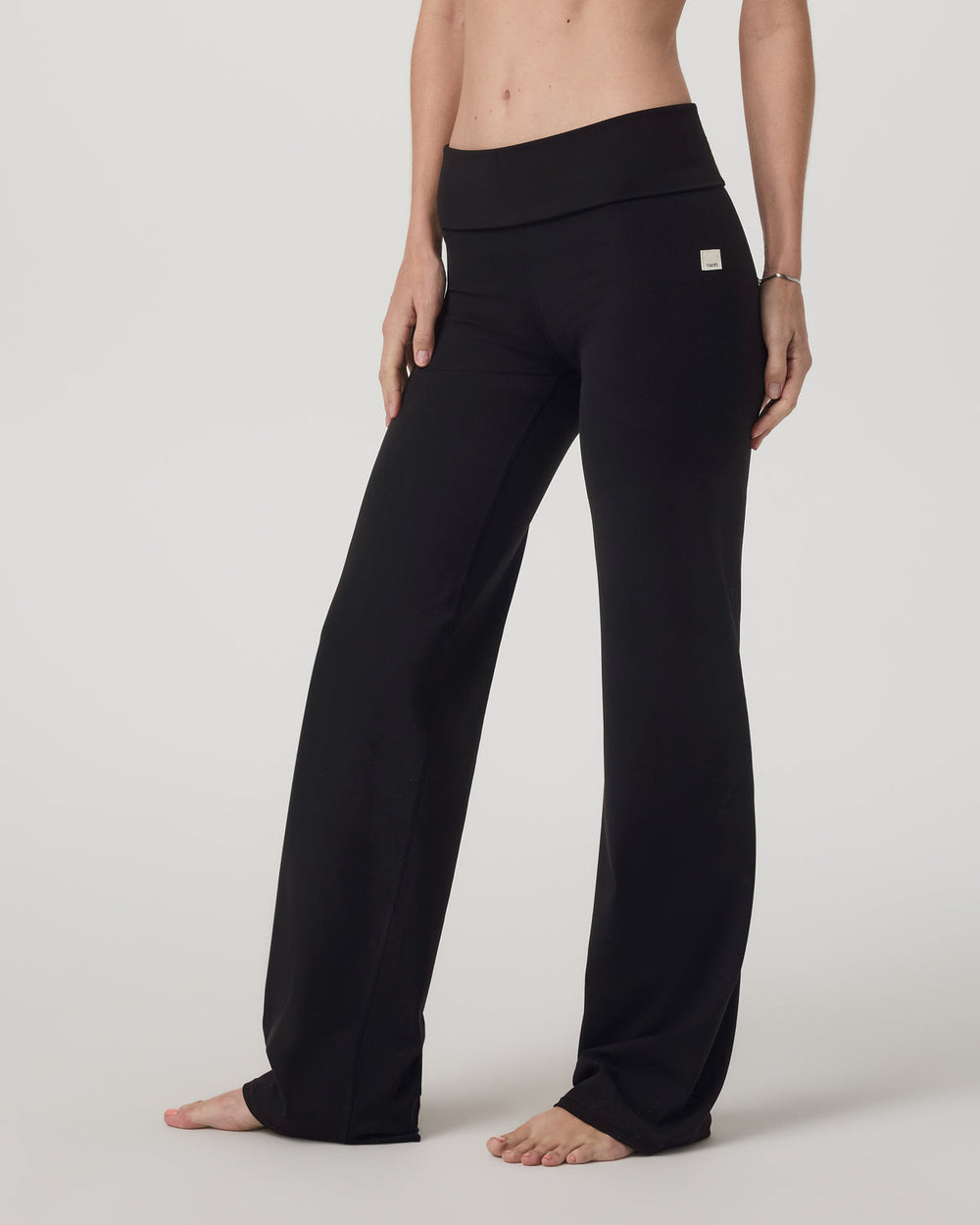 Vuori Vuori AllTheFeels™ Foldover Pant Women's Black Pants