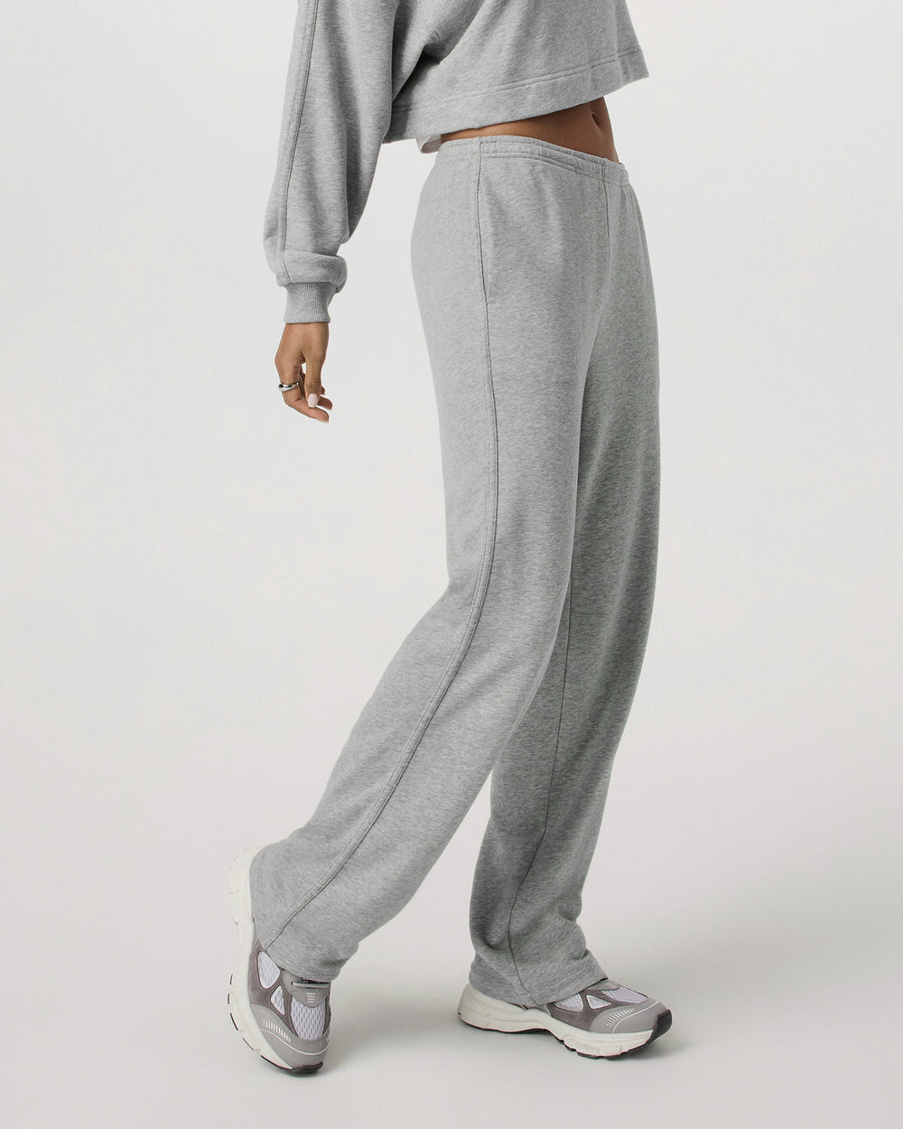 Vuori Sedona Straight Leg Sweatpant - Short Light Heather