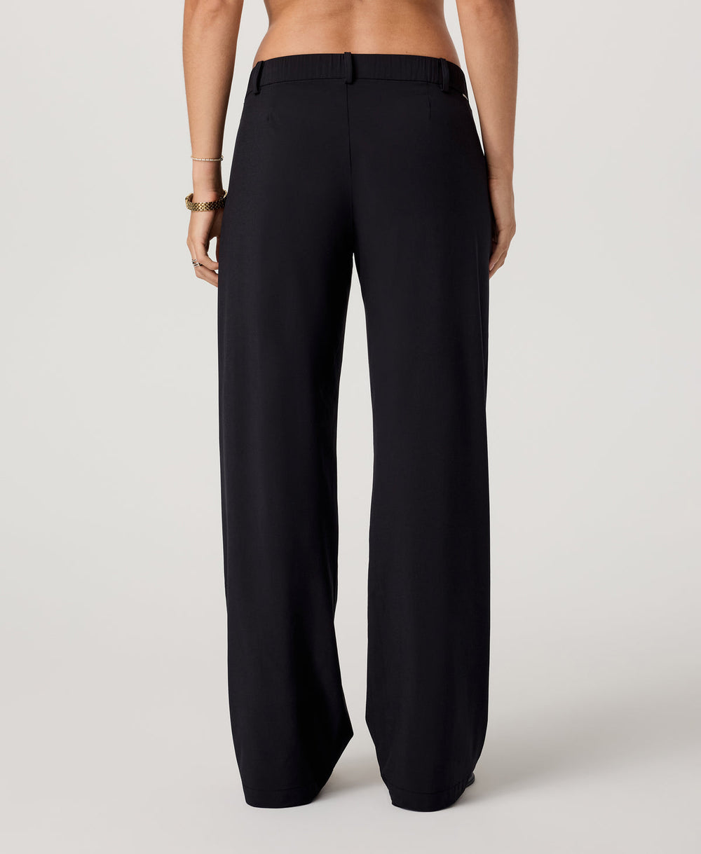 Vuori Villa Low Slung Trouser Women's Black Low-Rise Pants