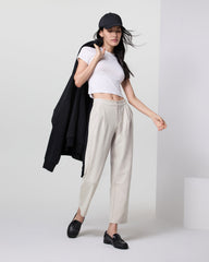 Vuori Elevation Ankle Trouser Ecru Heather