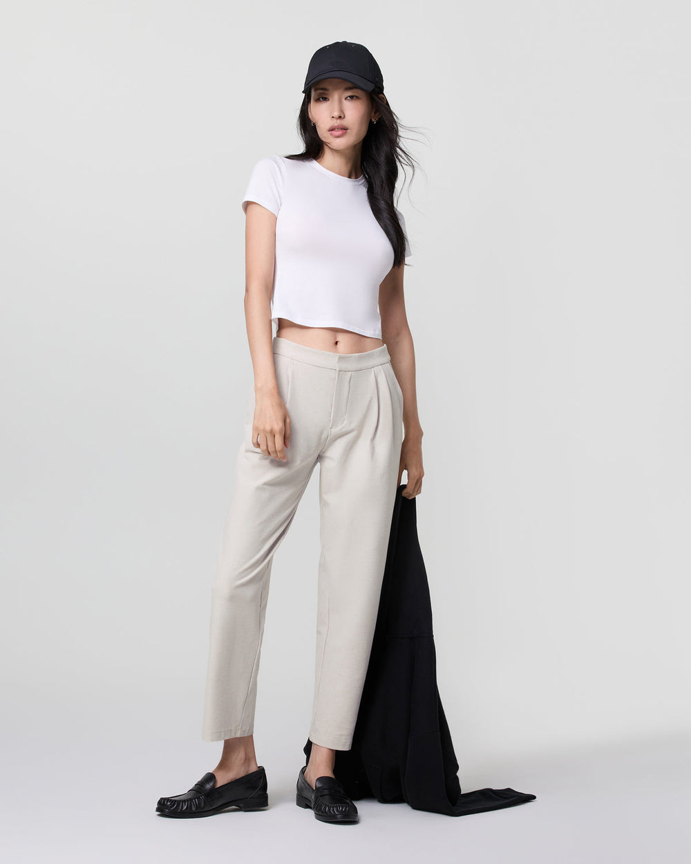 Vuori Elevation Ankle Trouser Ecru Heather