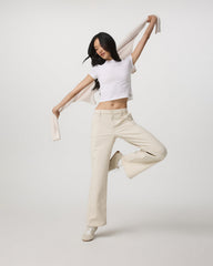 Vuori Telluride Twill Pant Women's Bone Mid-Low Rise Pants