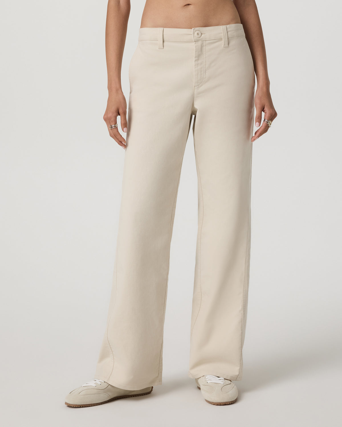 Vuori Telluride Twill Pant Women's Bone Mid-Low Rise Pants