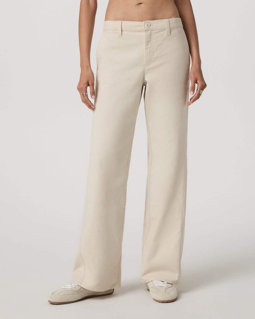 Vuori Telluride Twill Pant Women's Bone Mid-Low Rise Pants