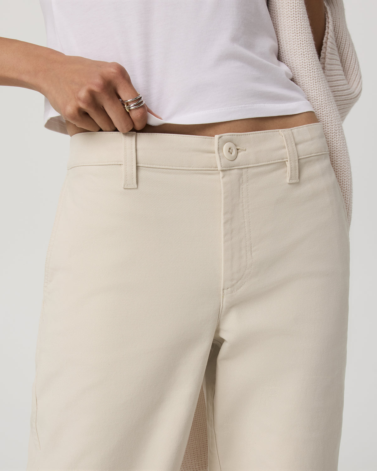 Vuori Telluride Twill Pant Women's Bone Mid-Low Rise Pants