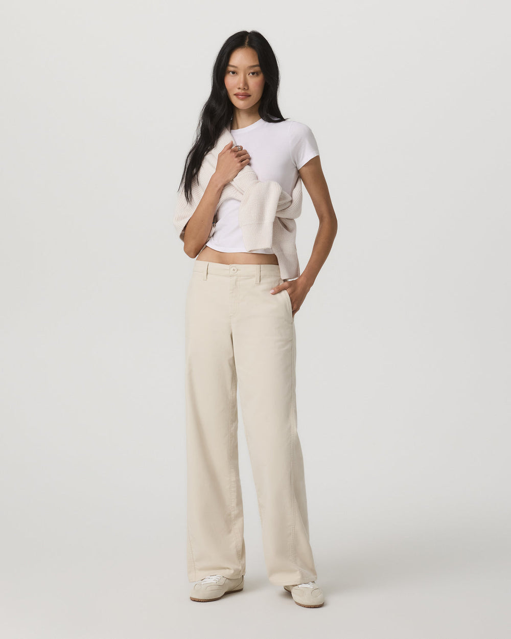 Vuori Telluride Twill Pant Women's Bone Mid-Low Rise Pants