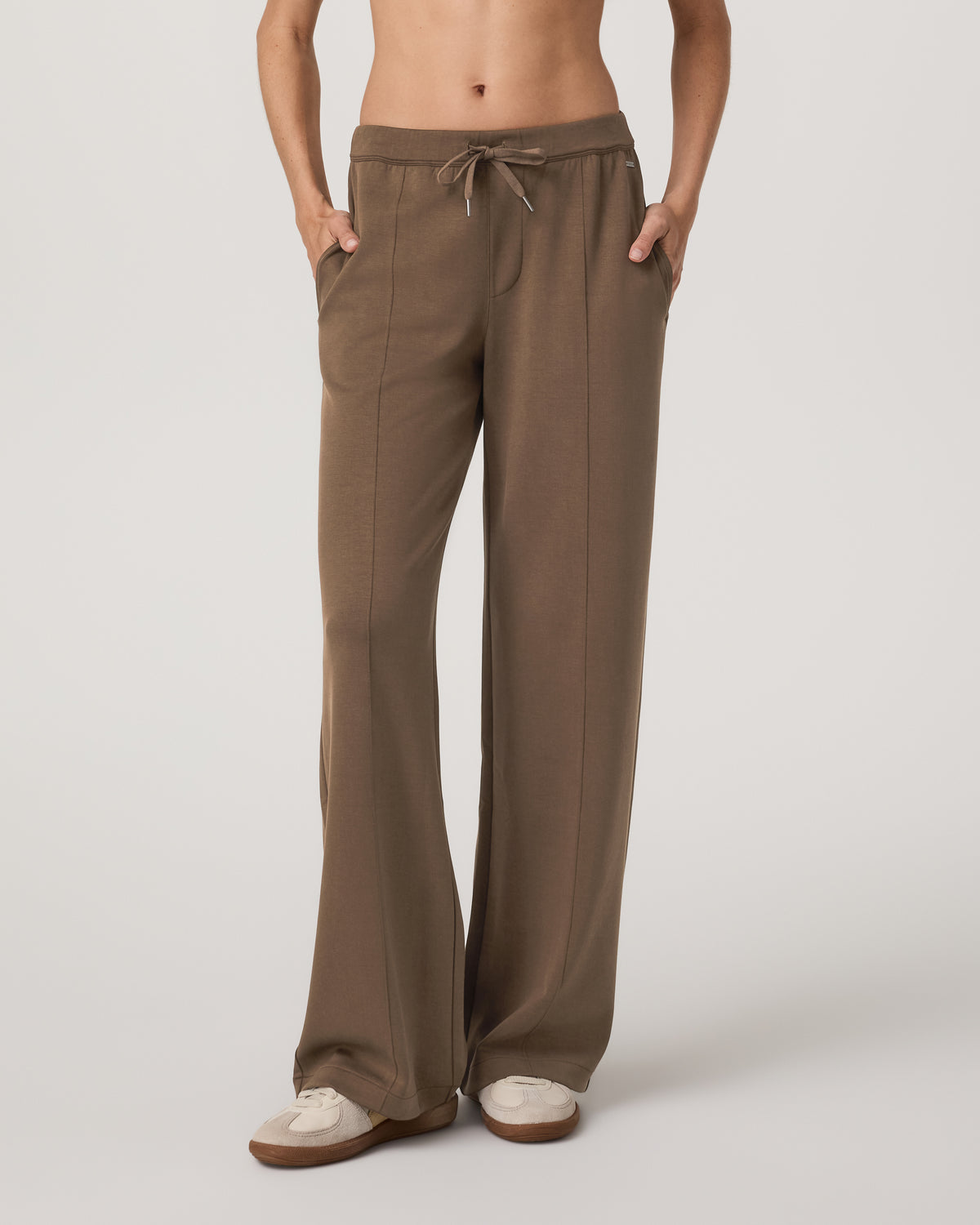 Vuori Compose Wideleg Pant Espresso Mid-High Rise Pants