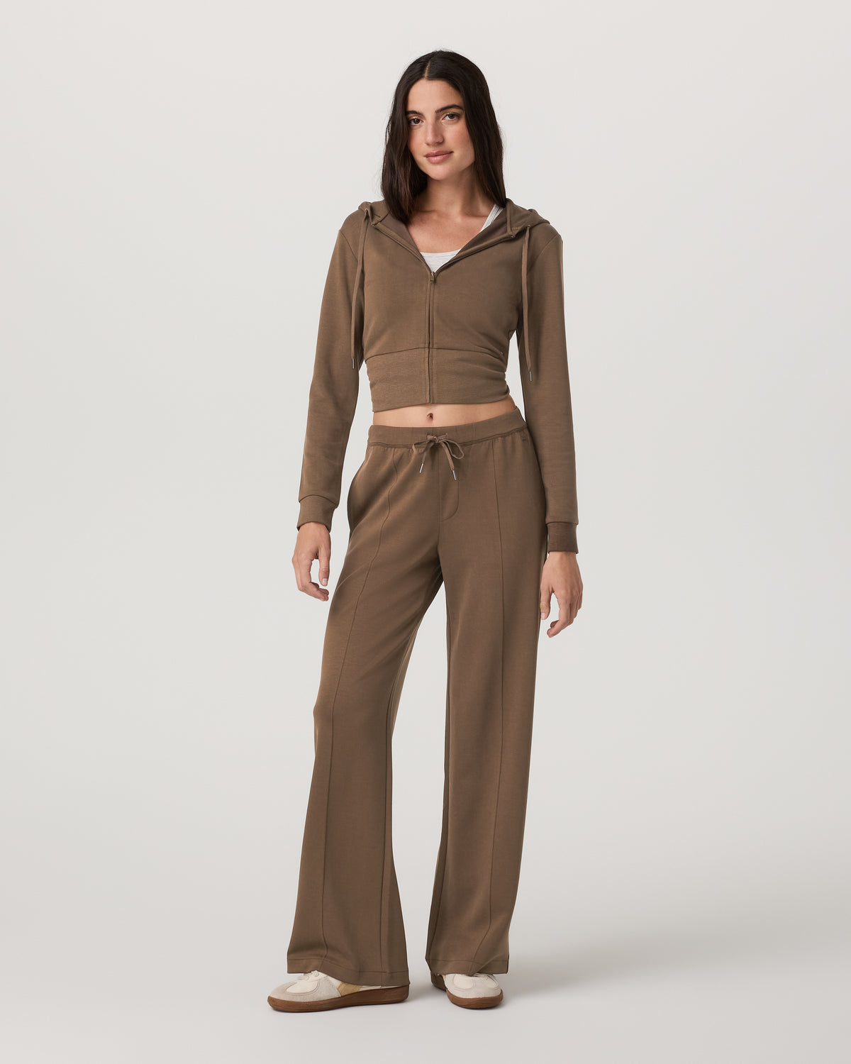 Vuori Compose Wideleg Pant Espresso Mid-High Rise Pants