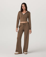 Vuori Compose Wideleg Pant Espresso Mid-High Rise Pants