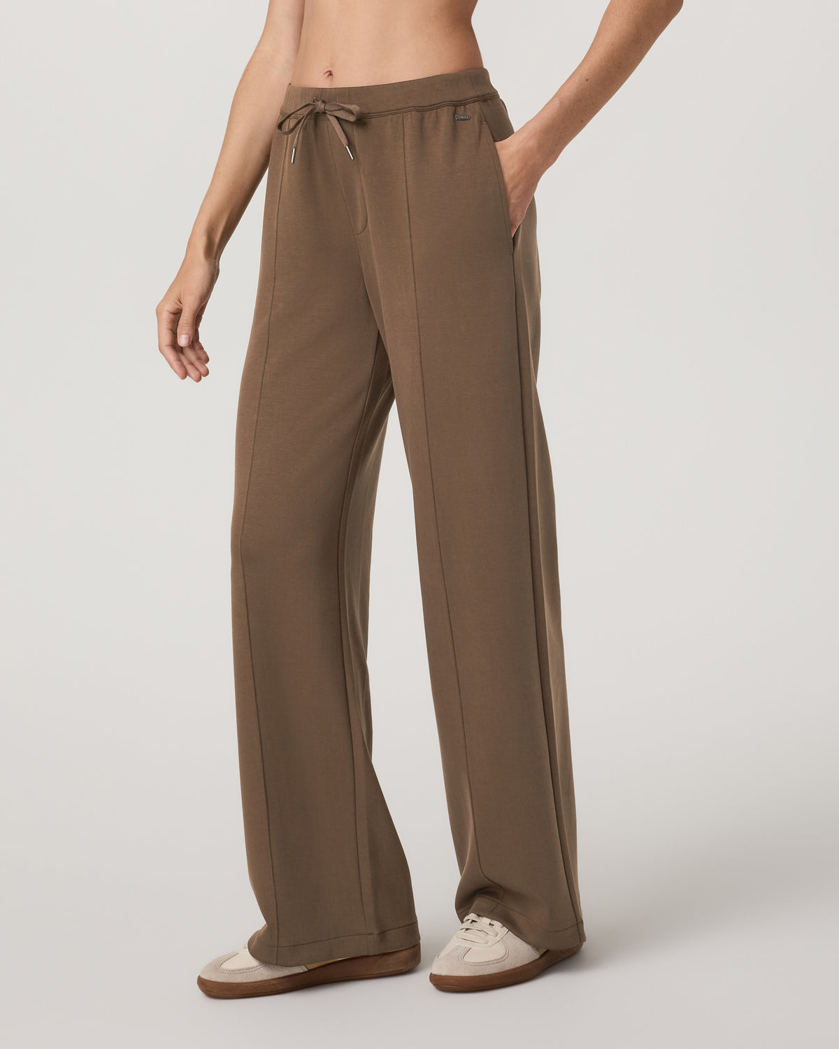 Vuori Compose Wideleg Pant Espresso Mid-High Rise Pants