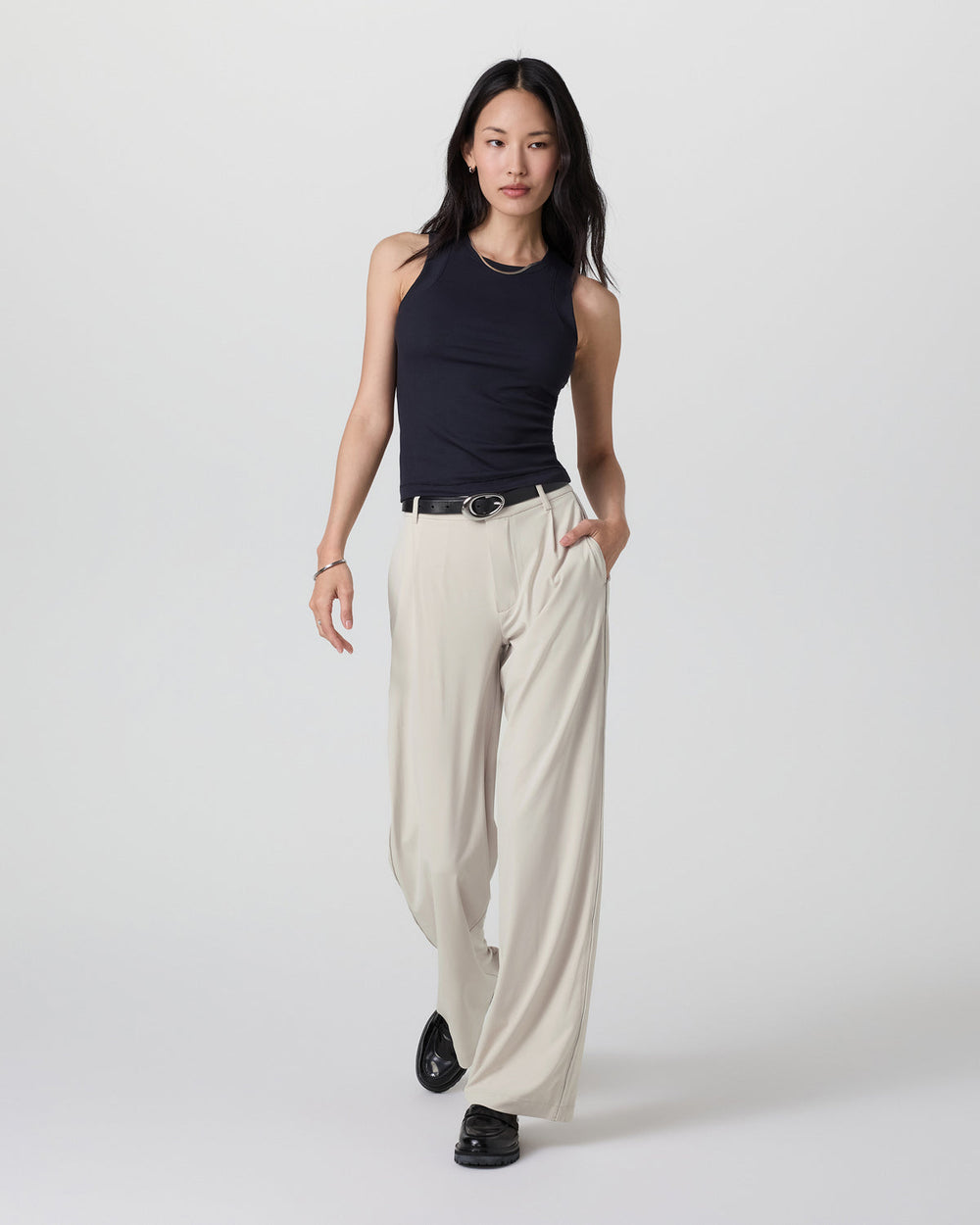 Vuori Villa Trouser-Short Mushroom Tailored Pants
