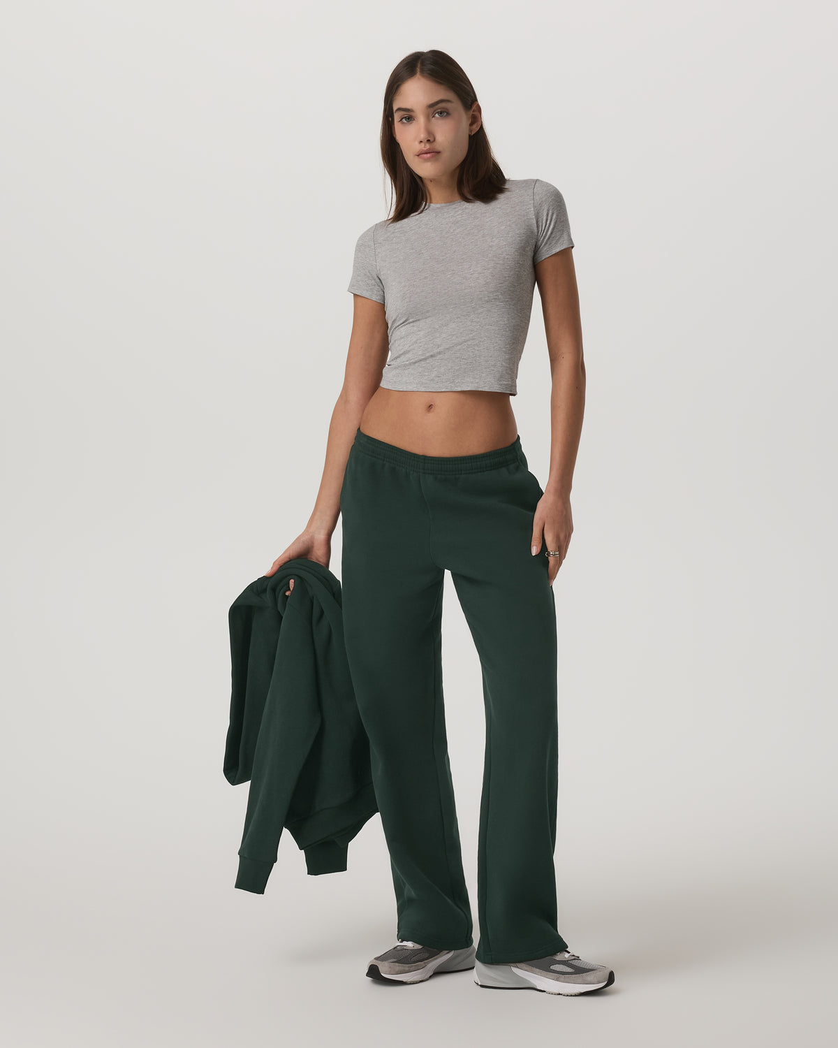 Vuori Restore Straight Leg Sweatpant - Short Evergreen Pants