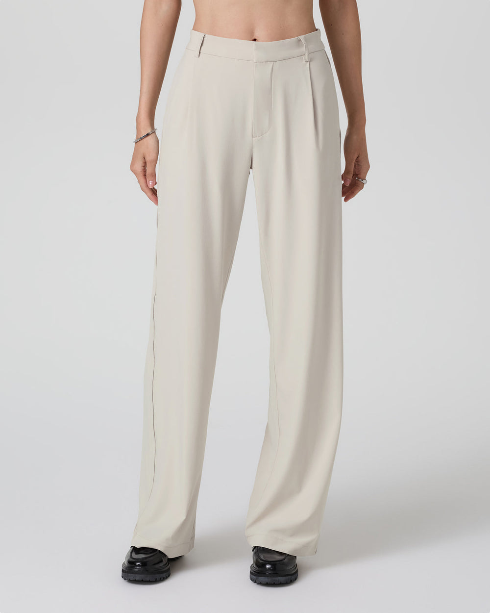 Vuori Villa Trouser-Long Mushroom Tailored Pants