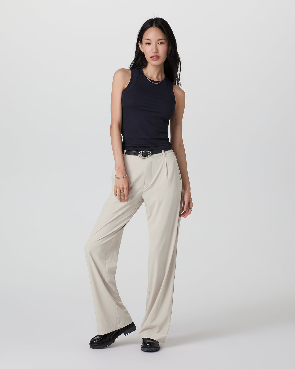 Vuori Villa Trouser-Long Mushroom Tailored Pants