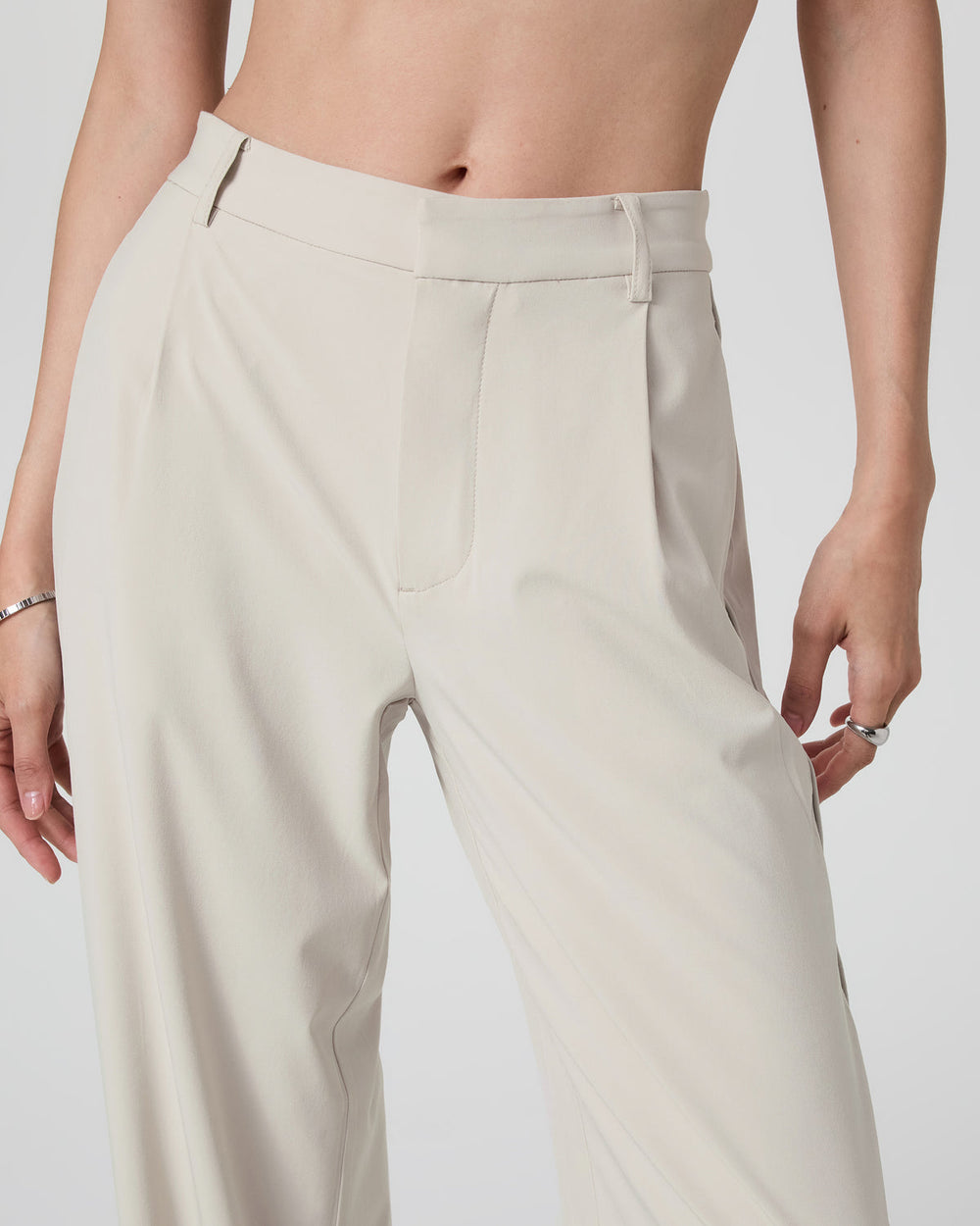 Vuori Villa Trouser-Long Mushroom Tailored Pants