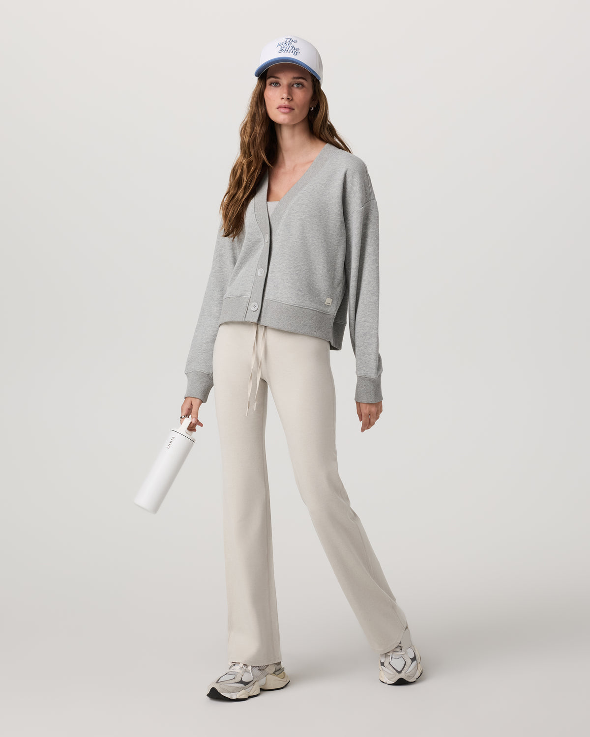 Vuori Halo Flare Pant Women's Ecru Heather Pants