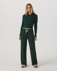Vuori Halo Wideleg - Short Women's Evergreen Wideleg Pants