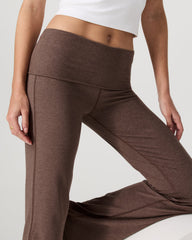 Vuori Halo Foldover Pant Chocolate Milk Heather