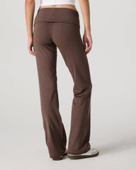 Vuori Halo Foldover Pant Chocolate Milk Heather