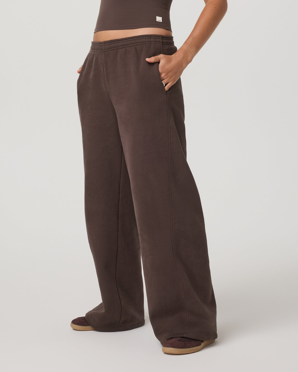 Vuori Restore Ultra Wideleg Sweatpant Women's Java Pants