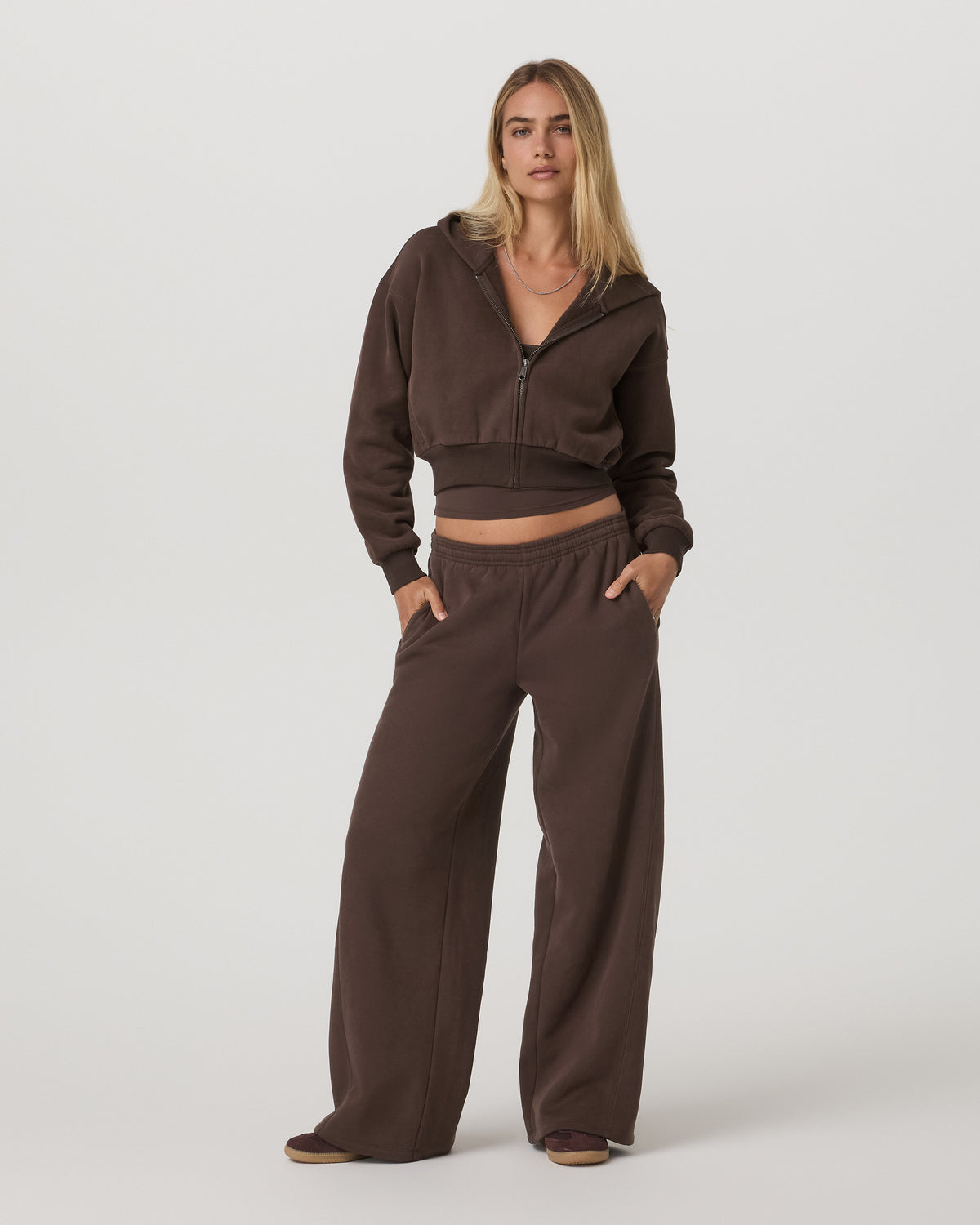 Vuori Restore Ultra Wideleg Sweatpant Women's Java Pants