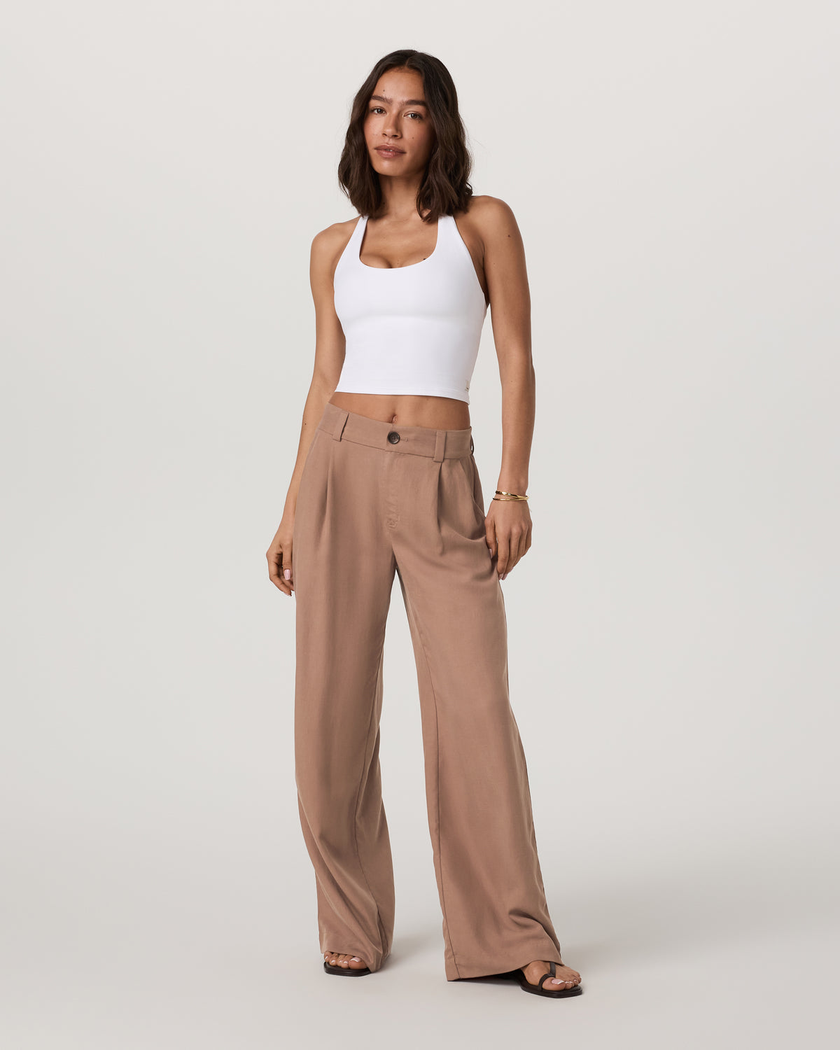 Vuori Trestles Twill Wideleg Women's Nutmeg Trouser Pants