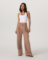 Vuori Trestles Twill Wideleg Women's Nutmeg Trouser Pants