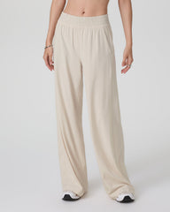 Vuori Villa Wideleg Pant - Long Women's Tall Milkweed Pants