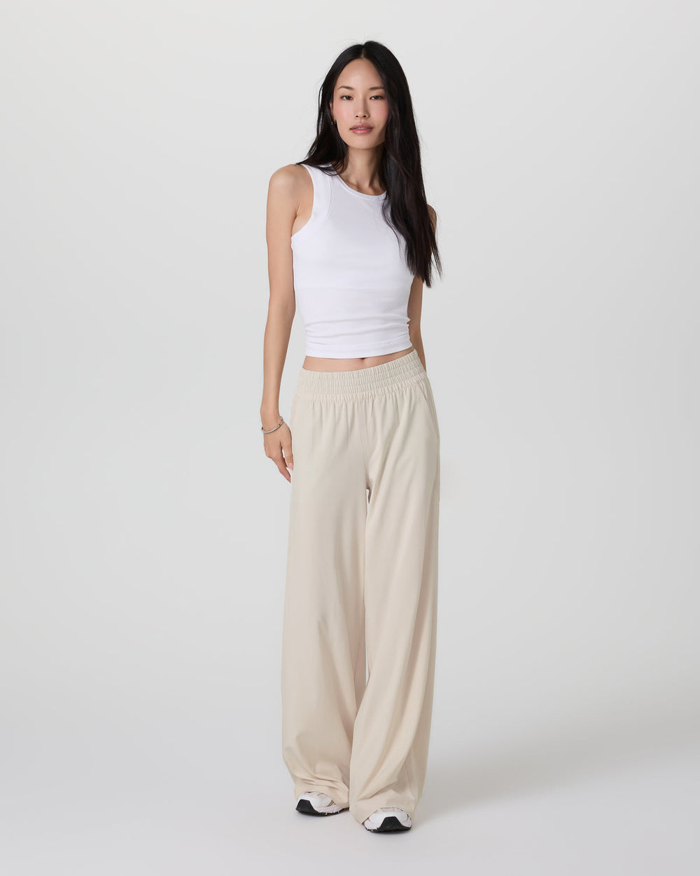 Vuori Villa Wideleg Pant - Long Women's Tall Milkweed Pants