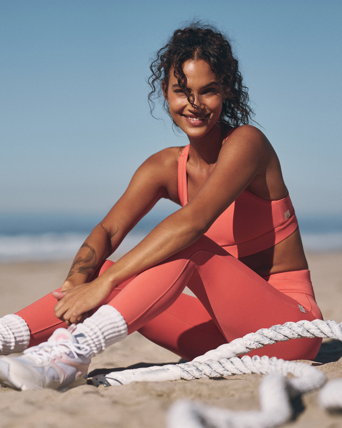 Vuori Daily Form Legging Women's Bright Coral Leggings
