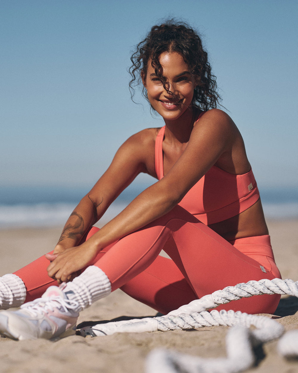 Vuori Daily Form Legging Women's Bright Coral Leggings