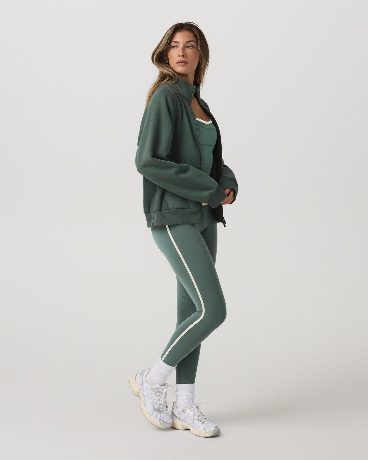 Vuori Vuori AllTheFeels™ Corset Legging Women's Agate Green Leggings