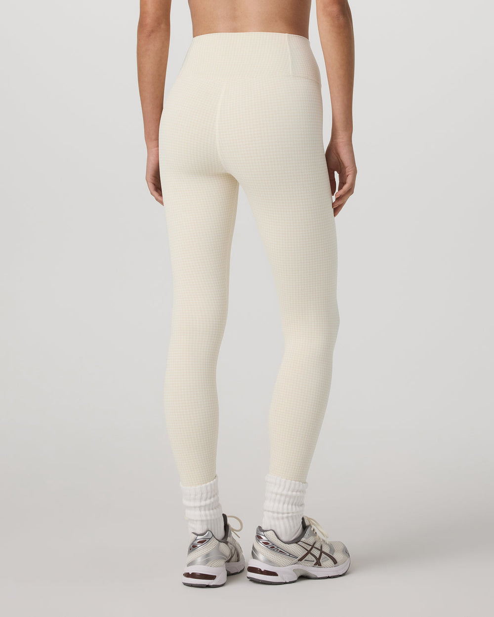 Vuori Micro Houndstooth Legging Natural Micro Houndstooth