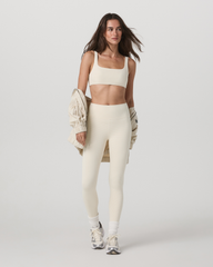 Vuori Micro Houndstooth Legging Natural Micro Houndstooth