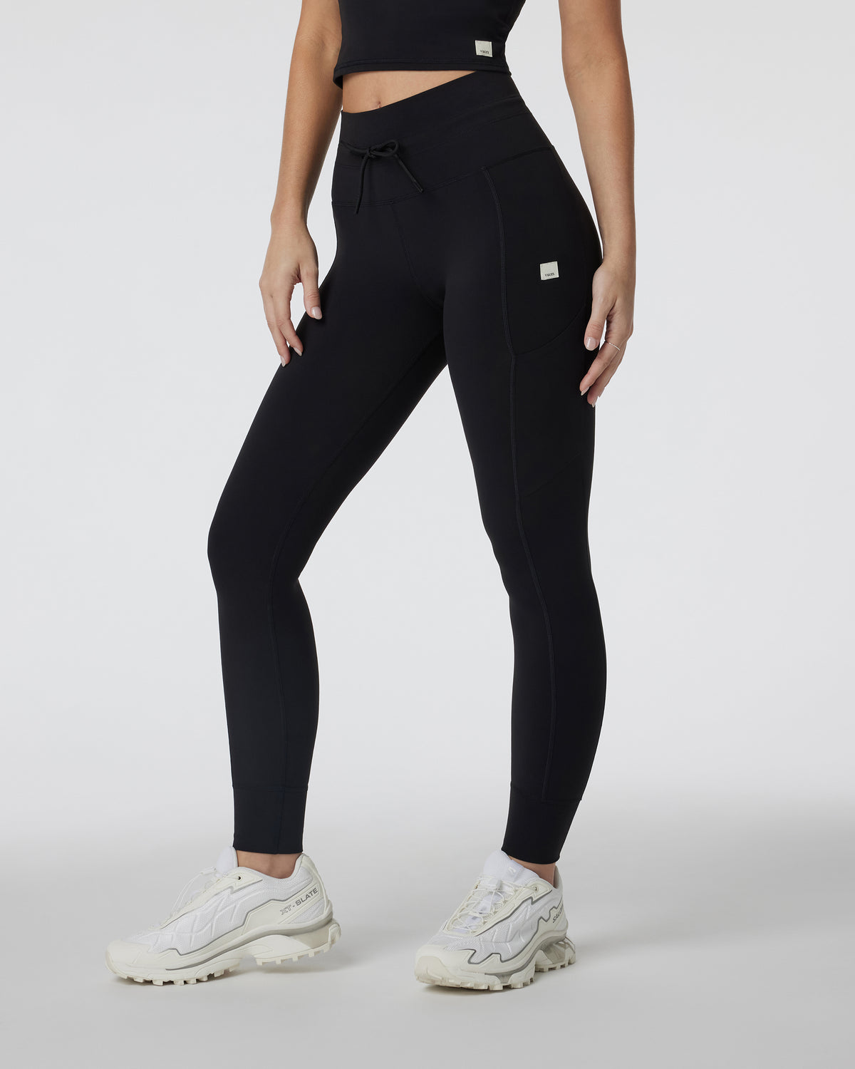 Vuori Daily Pocket Legging Black High Rise Leggings