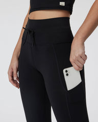 Vuori Daily Pocket Legging Black High Rise Leggings