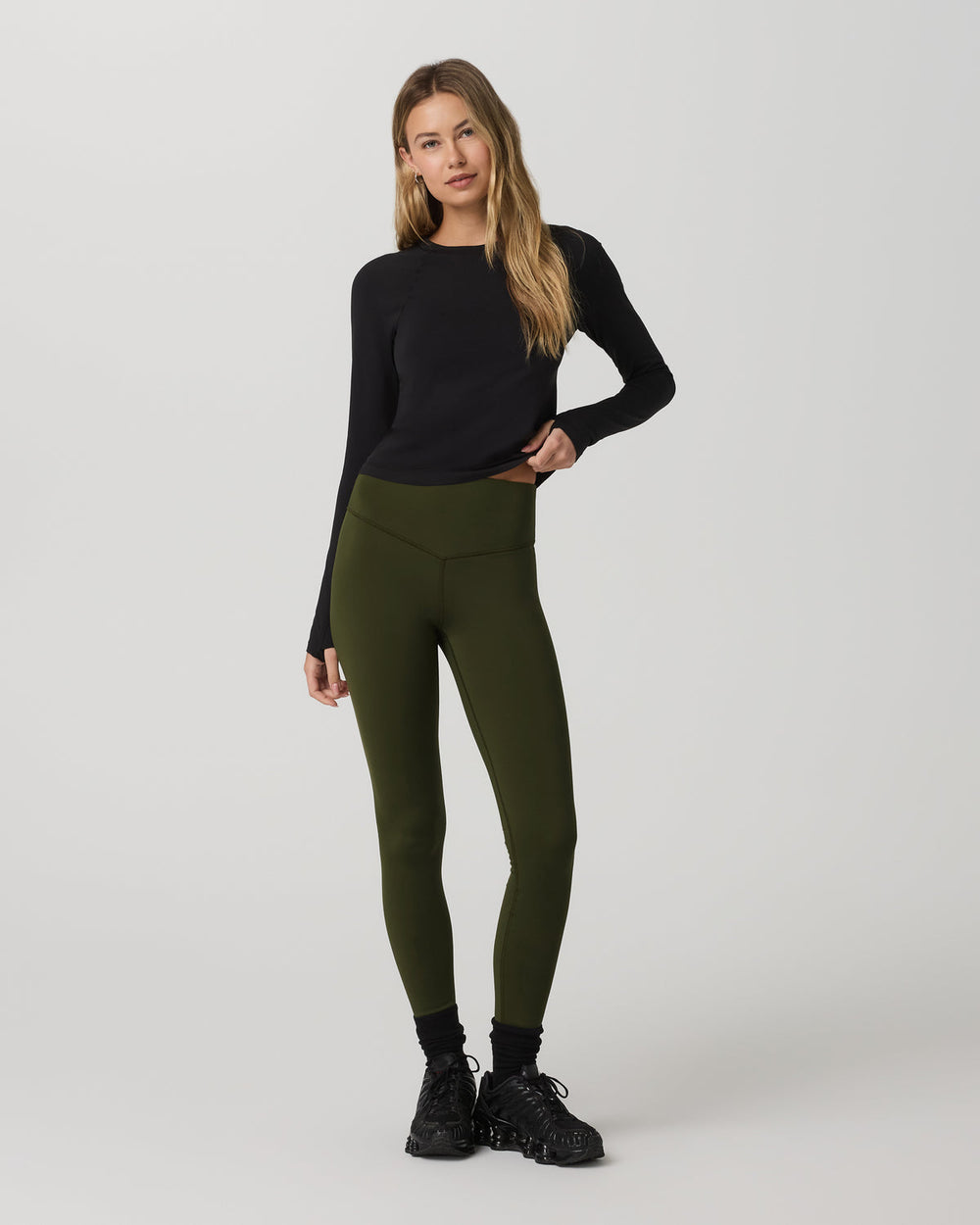 Vuori Chilled Out Legging Women's Olive High-Waist Leggings