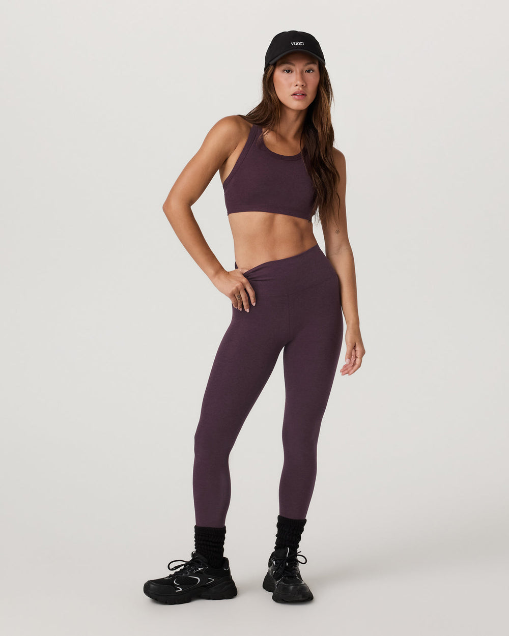 Vuori Clean Elevation Legging Women's Raisin Heather Legging
