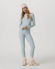 Vuori Clean Elevation Legging-Short Blue Haze Heather