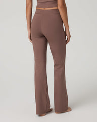 Vuori Inversion Rib Slim Flare Women's Sable Slim Flare Leggings