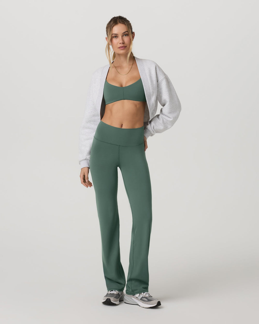 Vuori Vuori AllTheFeels™ Straight Leg Women's Agate Green Leggings