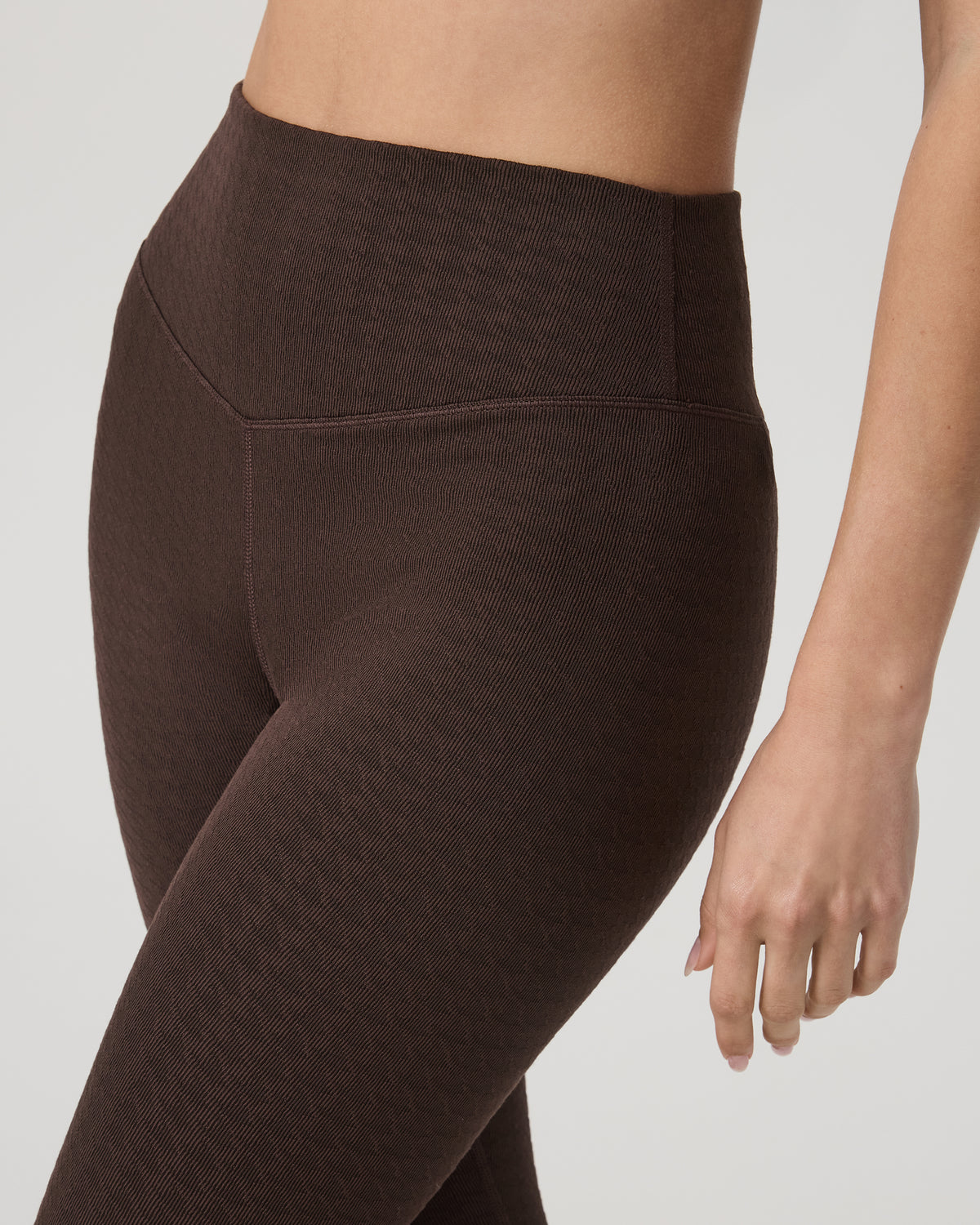 Vuori Women's Textured Chilled Out Legging Java Houndstooth