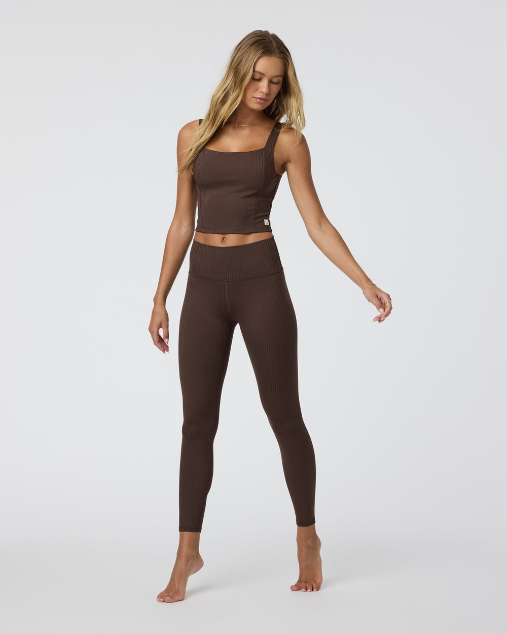Vuori Inversion Rib Legging Java