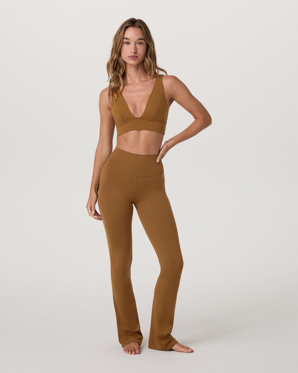 Vuori Vuori AllTheFeels™ Slim Flare Women's Rum Leggings