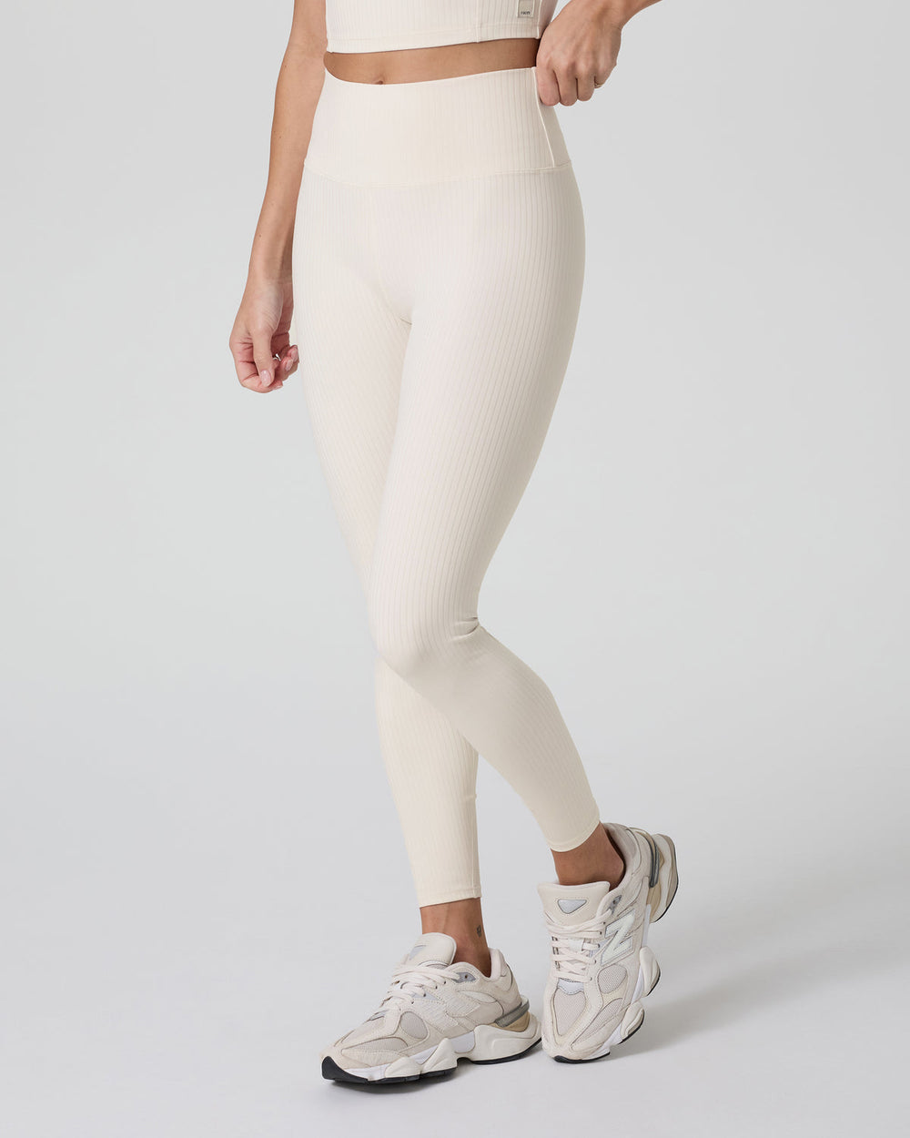Vuori Inversion Rib Legging Marshmallow