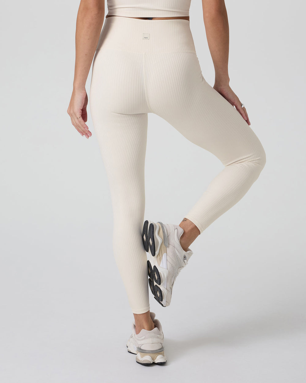 Vuori Inversion Rib Legging Marshmallow