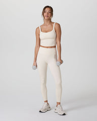 Vuori Inversion Rib Legging Marshmallow