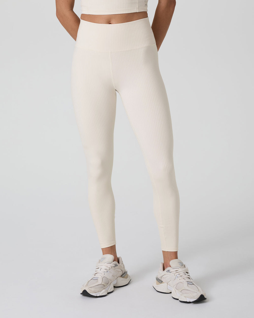 Vuori Inversion Rib Legging Marshmallow