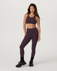 Vuori Clean Elevation Legging - Long Raisin Heather Leggings
